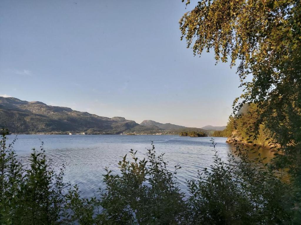 Teigen Leirstad, feriehus og hytter Eikefjord Exterior foto